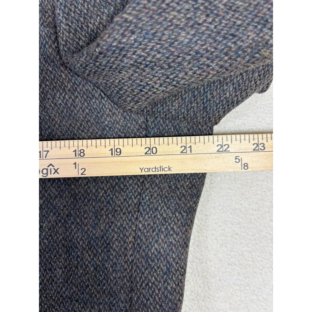 Bachrach Mens 42L Brown Tweed 100% Wool Two Button Blazer Sport Coat‎ Jacket